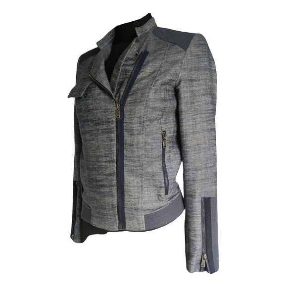 5. NWT 7 FOR ALL MANKIND MARL BOMBER SIZE XS - Picture 1 of 12